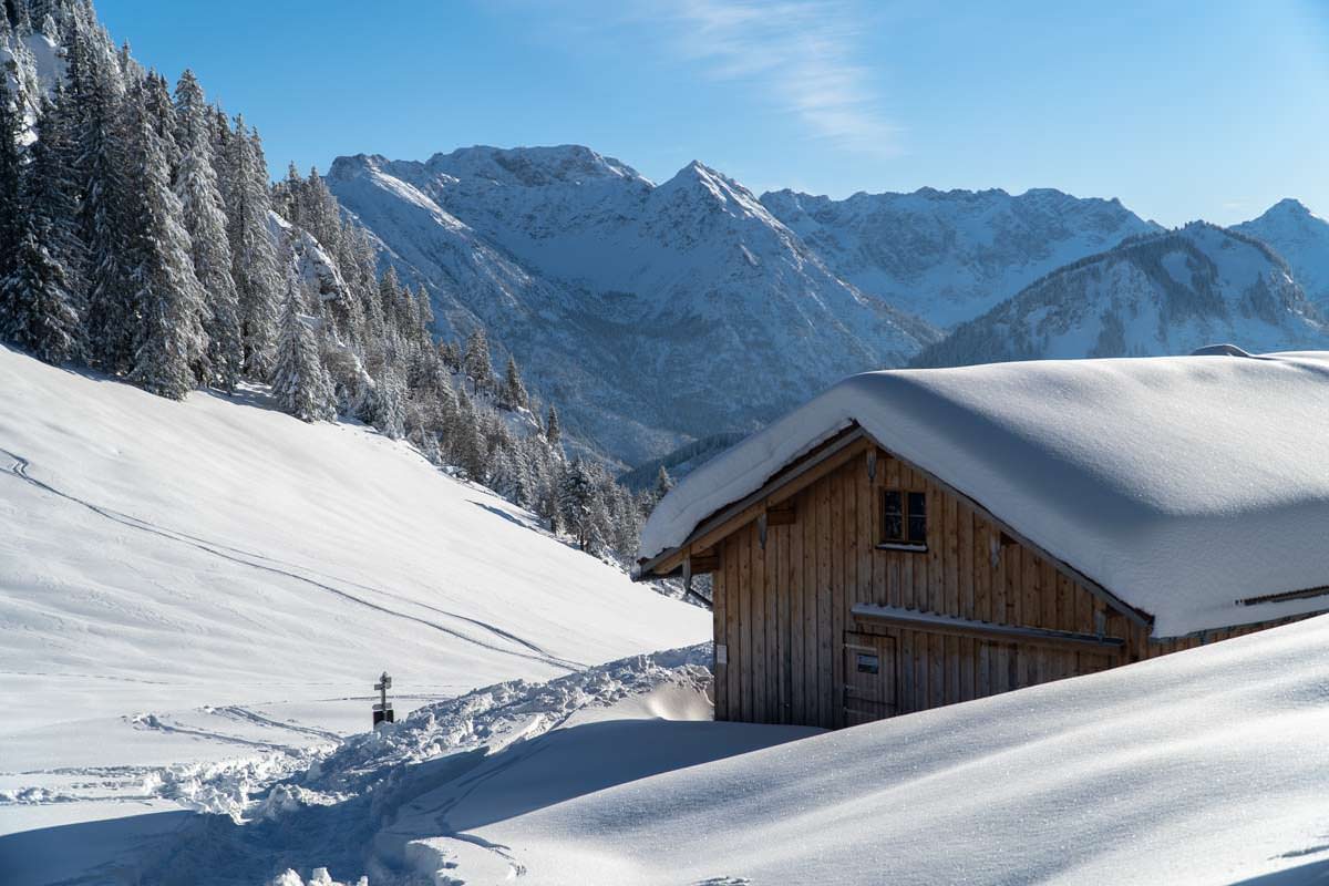 Foto-Locations in Deutschland: Winterlandschaft im Allgäu