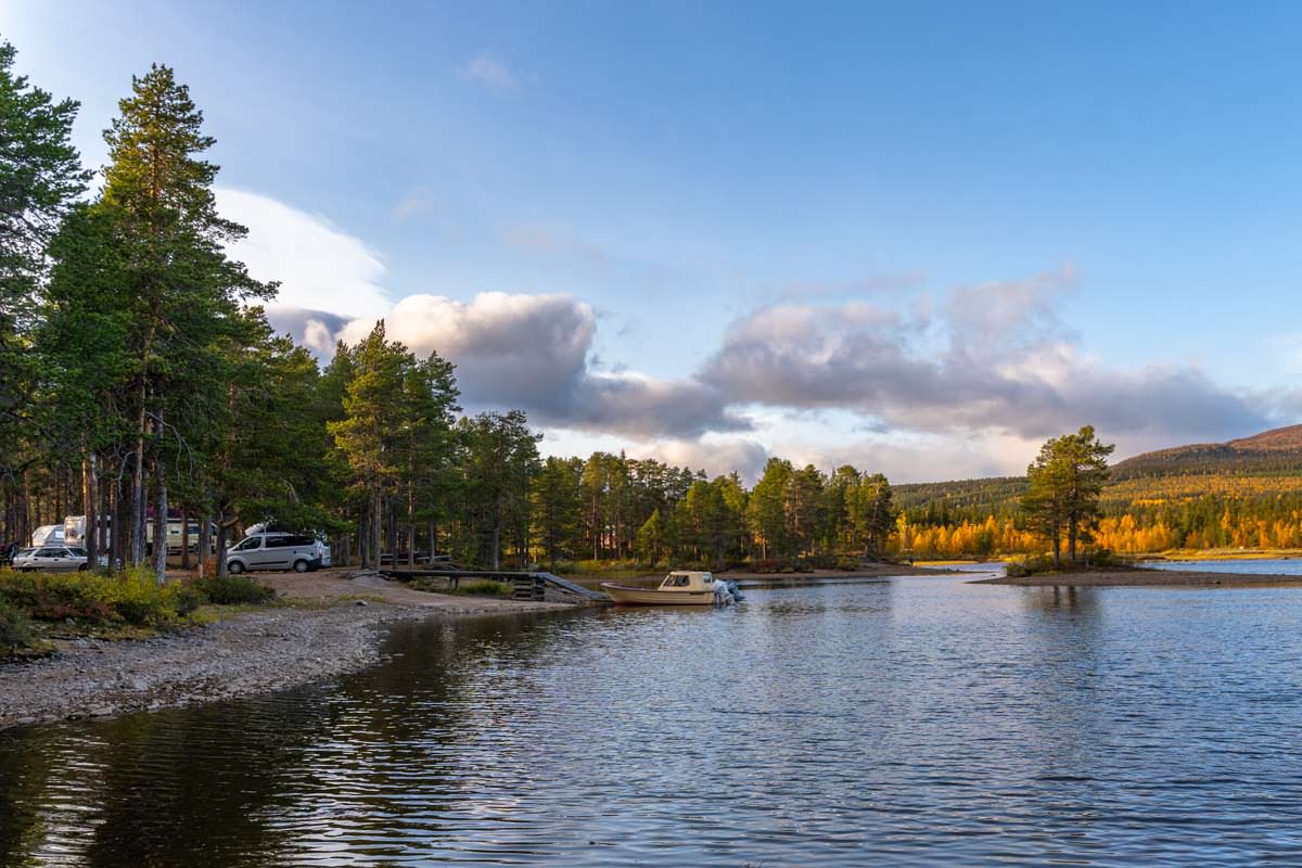 Campingplatz von Årrenjarka