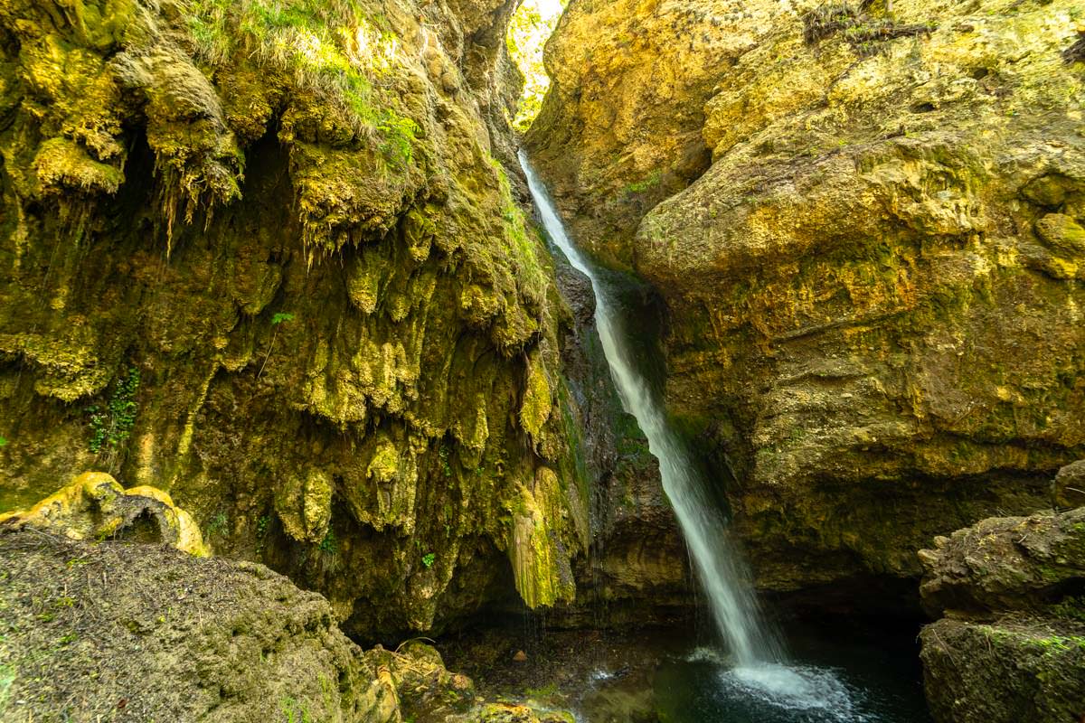 Der Hinanger Wasserfall im Allgäu