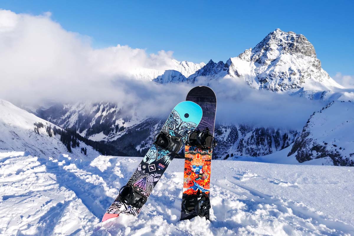Snowboardtour auf den Gamsfuß